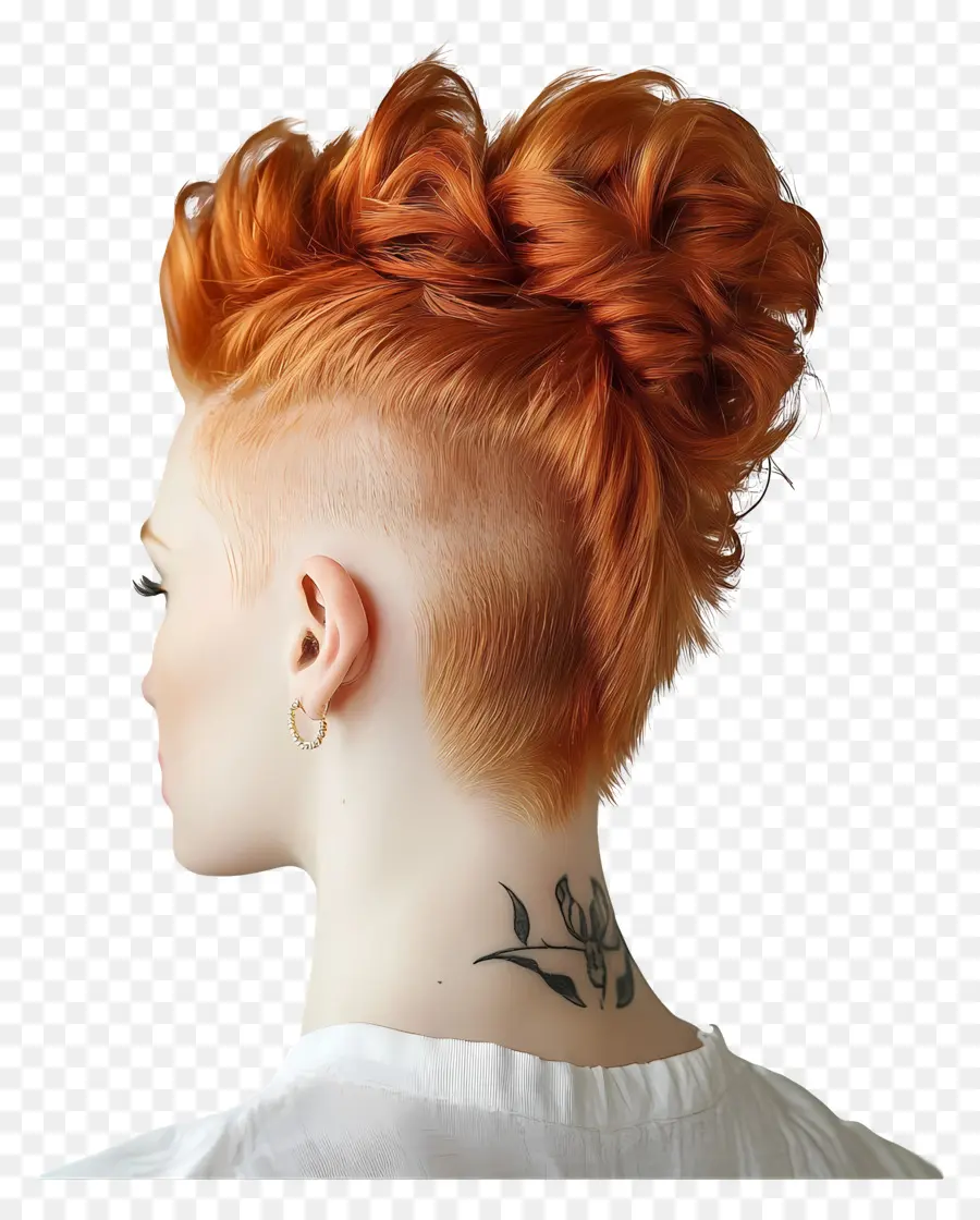 Cabelo De Menina，Pessoa De Cabelo Laranja PNG