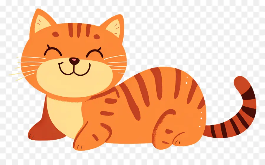 Desenho De Gato，Gato Laranja PNG