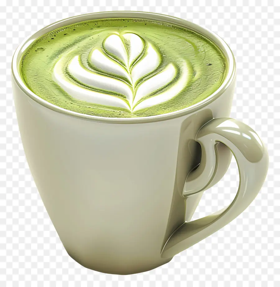 Matcha Latte，Chá Verde PNG