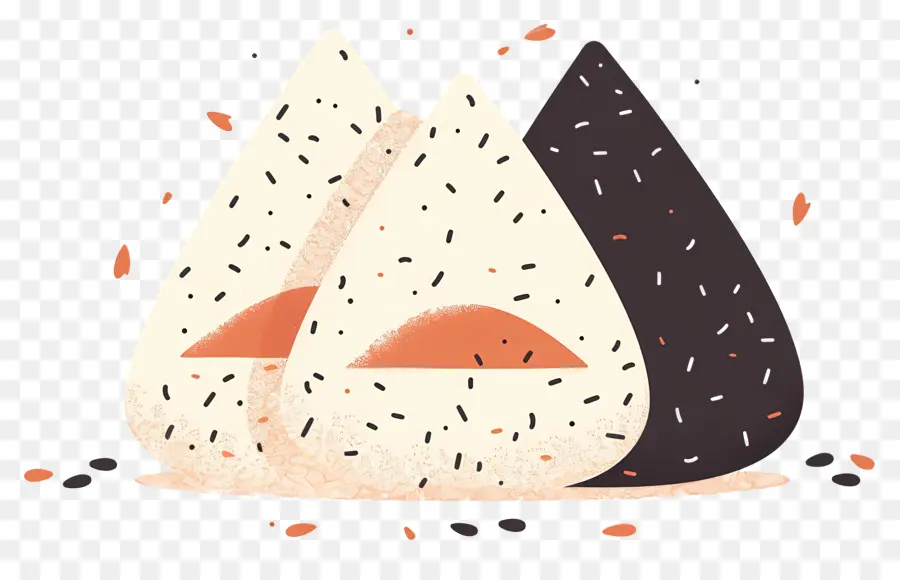 Umeboshi Onigiri，Ilustração De Onigiri PNG