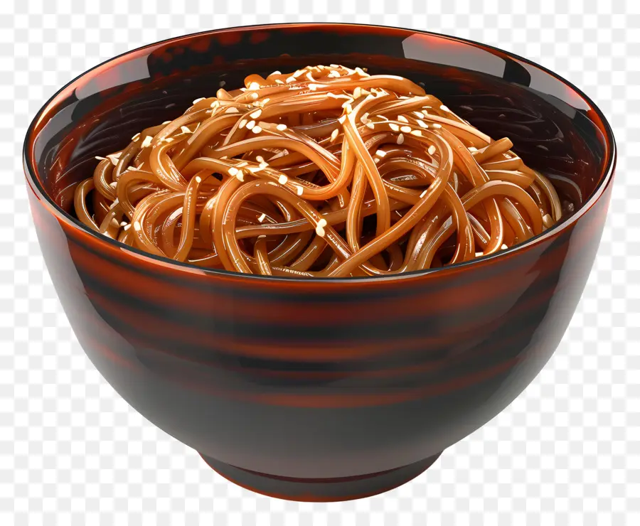 Macarrão Soba，Macarrão Glaceado PNG