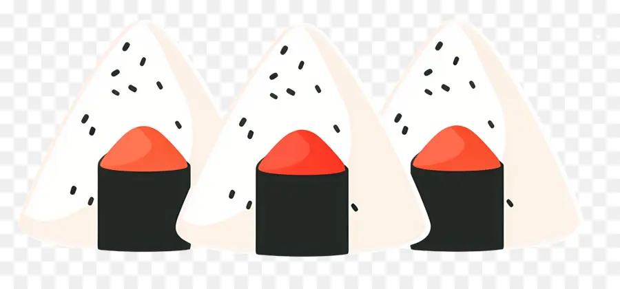 Umeboshi Onigiri，Ilustração De Onigiri PNG