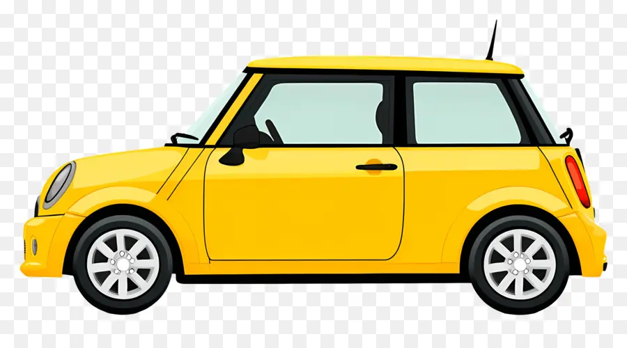 Carro Animado，Carro Amarelo PNG