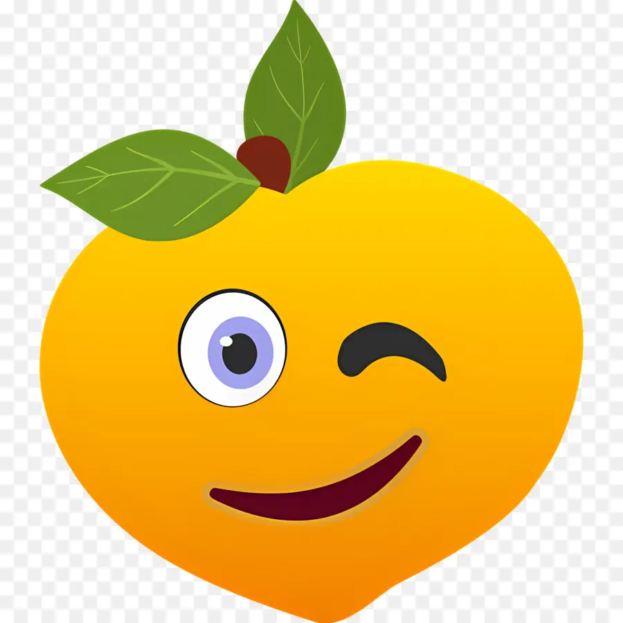 Emoji Pêssego，Pêssego Surpreso PNG