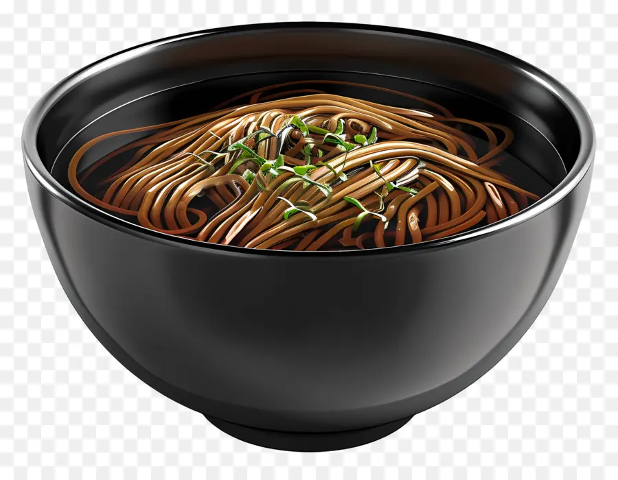 Macarrão Soba，Macarrão Em Caldo PNG