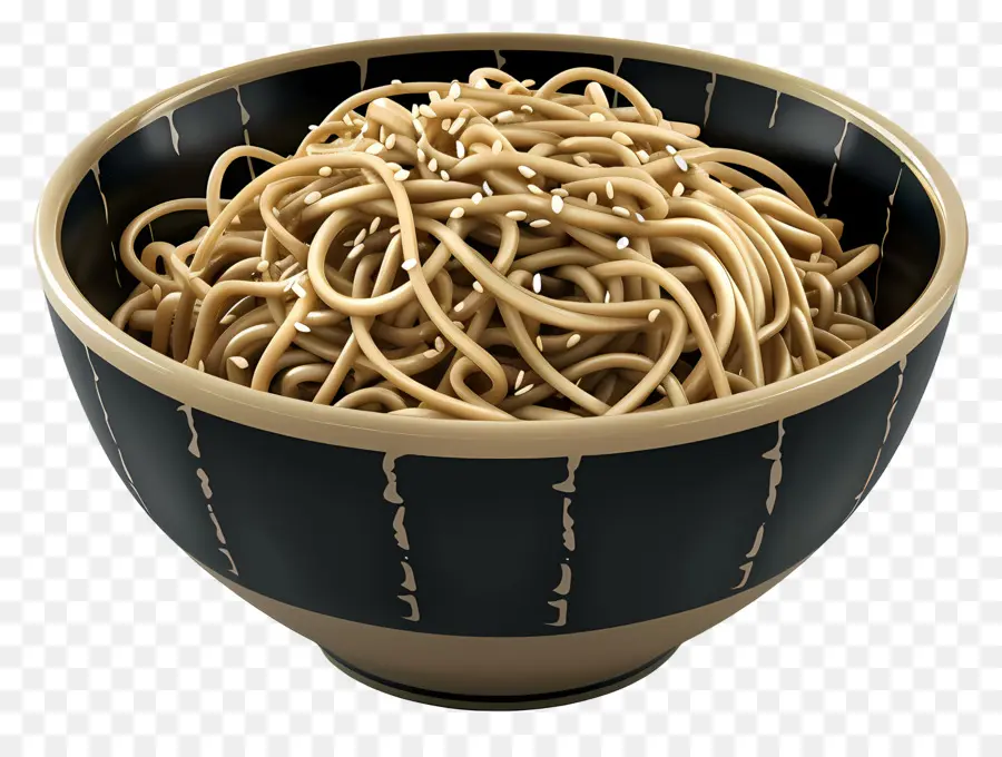 Macarrão Soba，Macarrão De Gergelim PNG