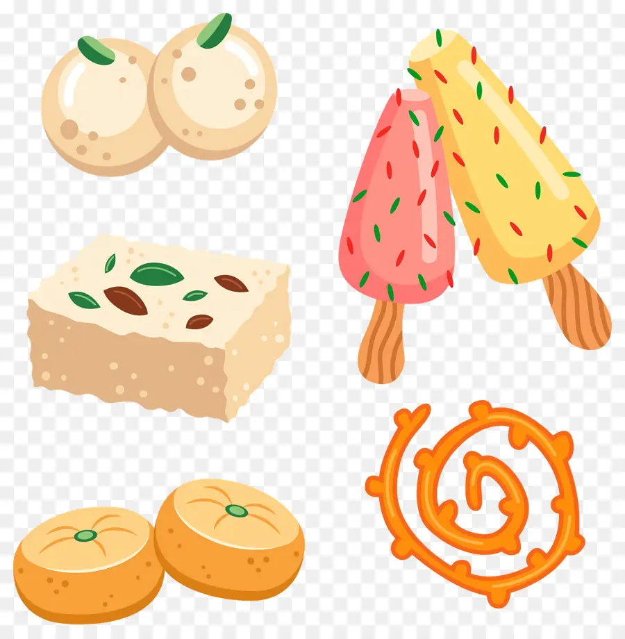 Doces Indianos，Kulfi PNG