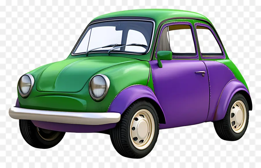 Carro De Desenho Animado，Carro Verde PNG