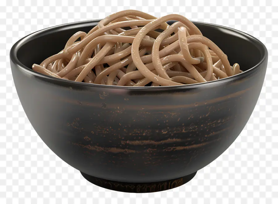 Macarrão Soba，Macarrão Marrom PNG