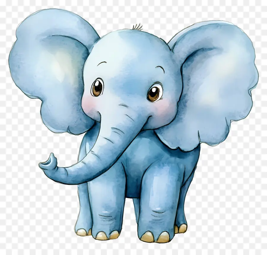 Elefante Aquarela，Elefante PNG