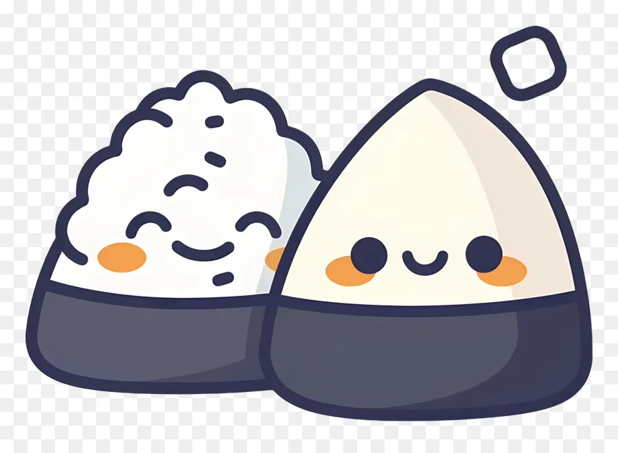 Umeboshi Onigiri，Onigiri Sorridente PNG