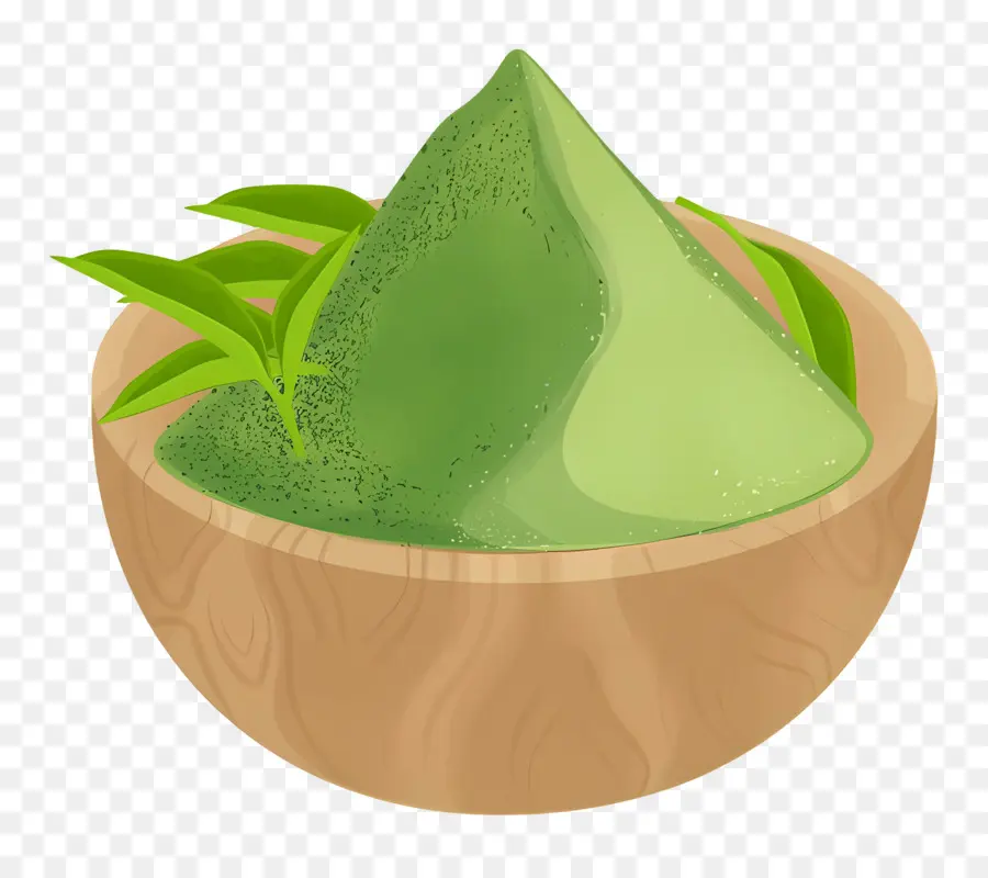 Matchá Em Pó，Pó Verde PNG