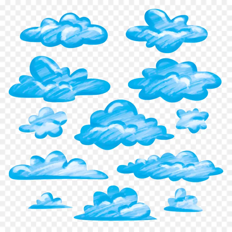 Nuvens Em Aquarela，Nuvens PNG