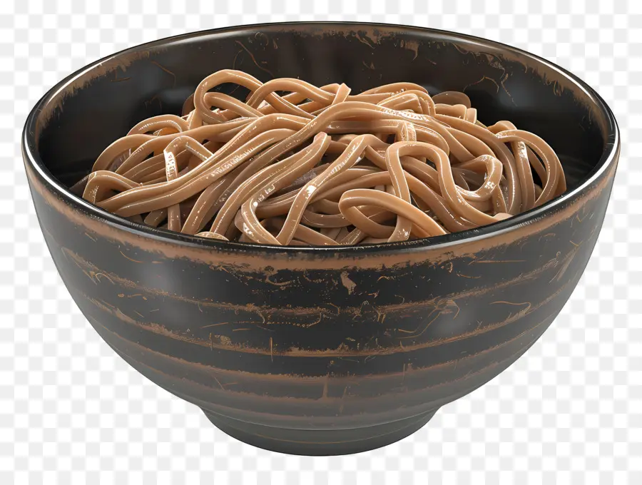 Macarrão Soba，Macarrão Marrom PNG