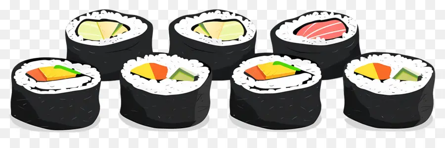 Rolinho De Sushi，Rolinhos De Sushi PNG