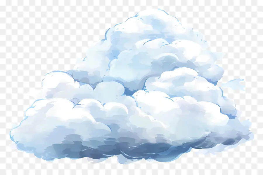 Nuvem Aquarela，Nuvens PNG