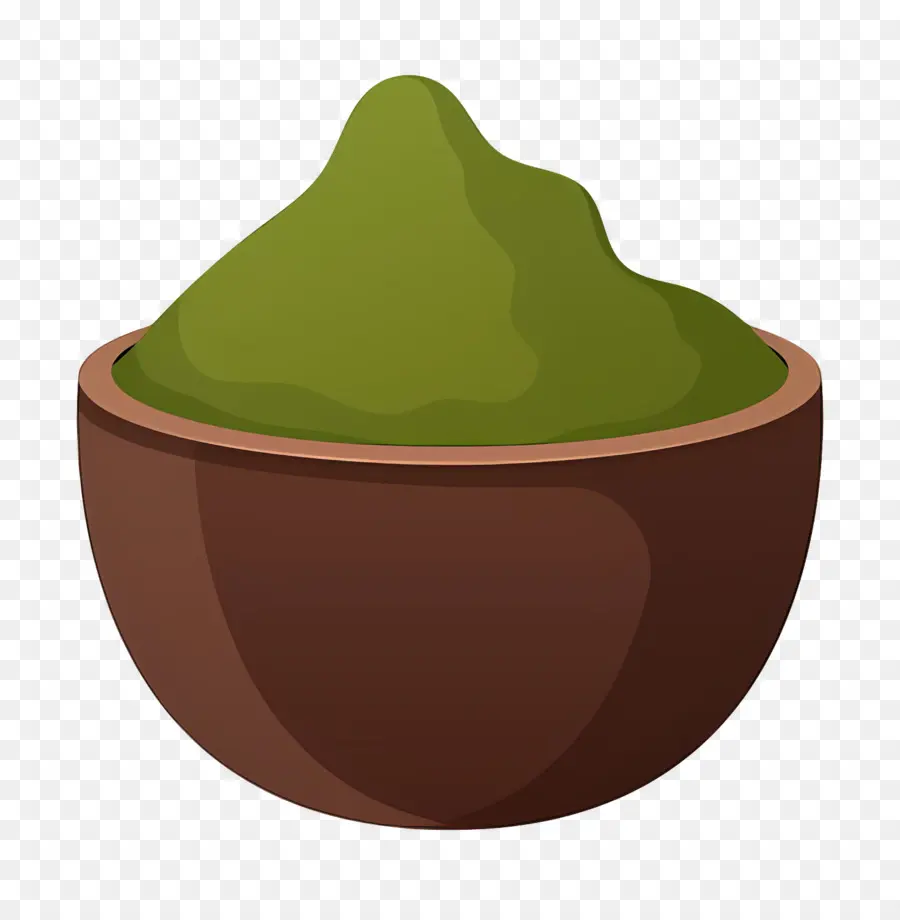 Matchá Em Pó，Pasta Verde PNG