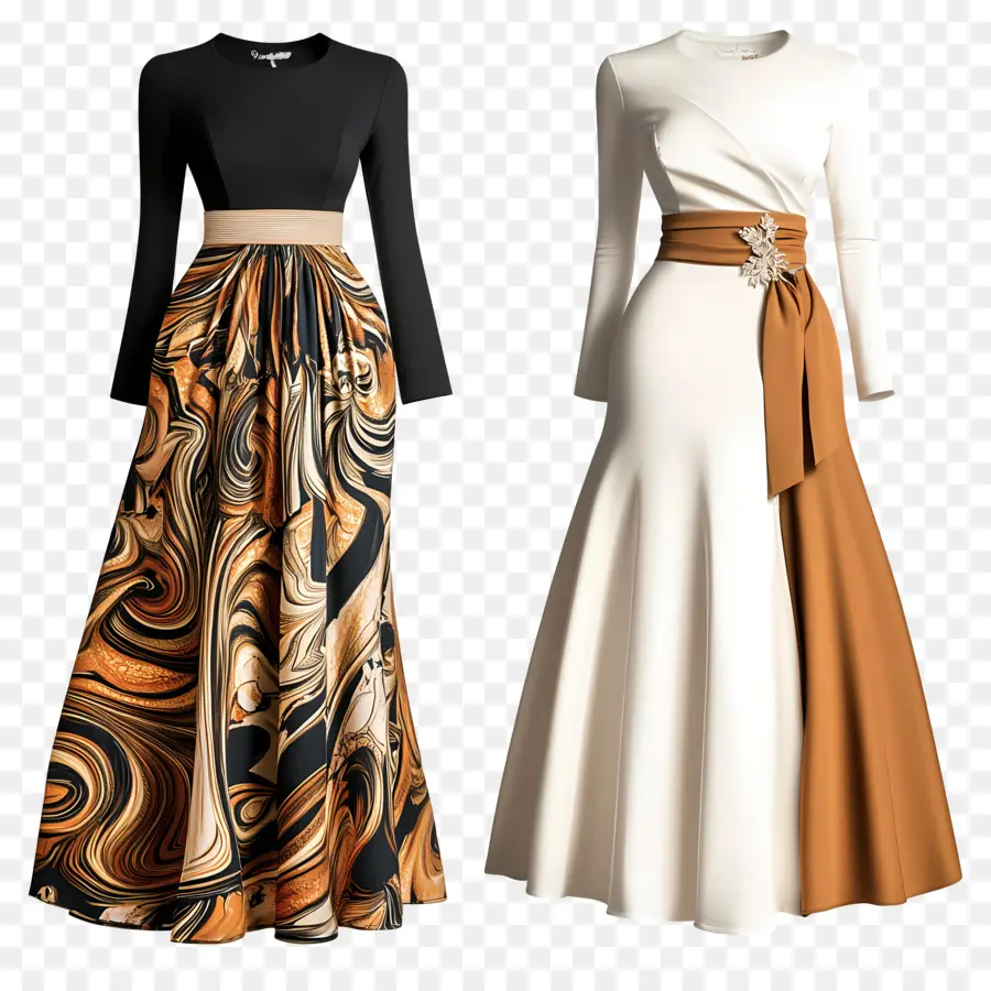 Saia De Outono，Vestidos Estampados PNG