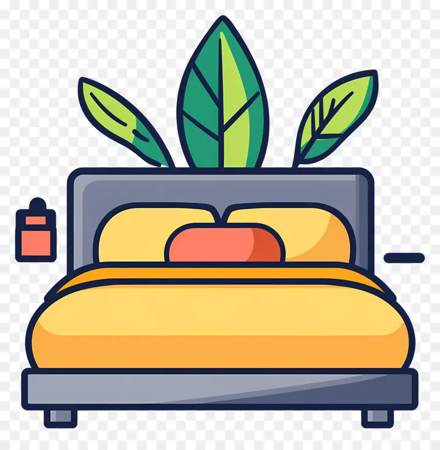 Cama Aconchegante，Cama De Desenho Animado PNG