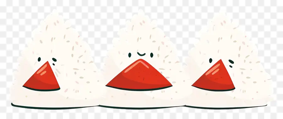 Umeboshi Onigiri，Ilustração De Onigiri PNG