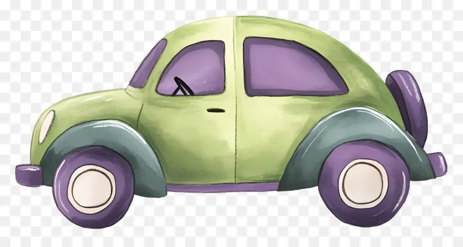 Carro De Desenho Animado，Carro Colorido PNG