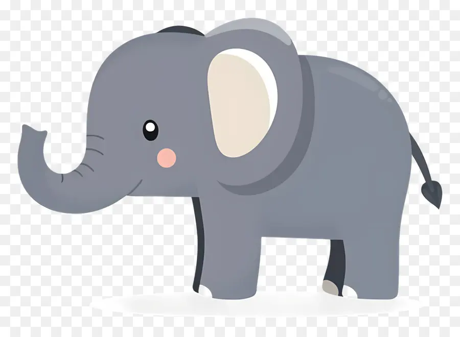 Elefante Fofo，Elefante Azul PNG