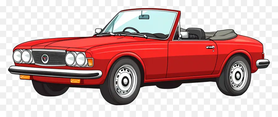 Carro Animado，Carro Vermelho PNG