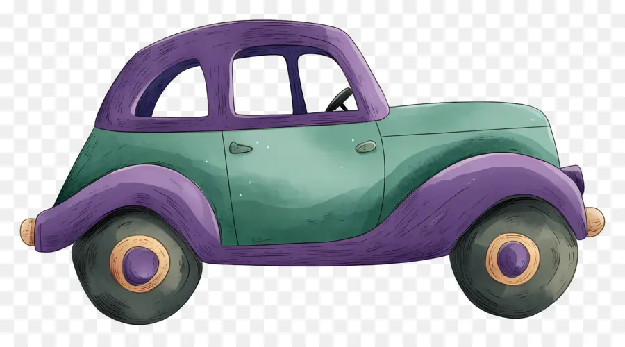 Carro De Desenho Animado，Carro Colorido PNG