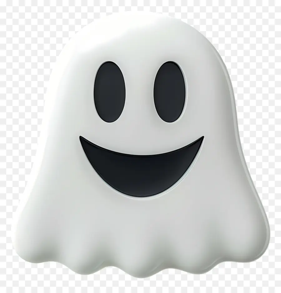 Emoji De Dia Das Bruxas，Fantasma Sorridente PNG