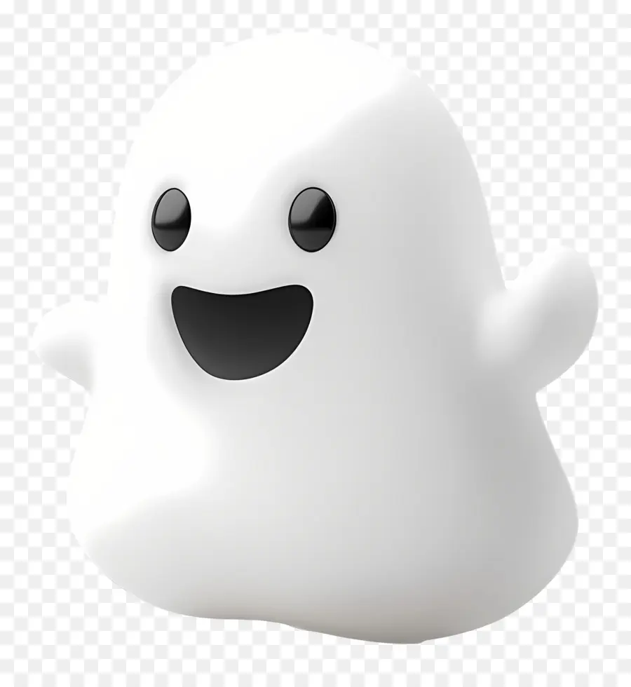 Emoji De Dia Das Bruxas，Fantasma Fofo PNG