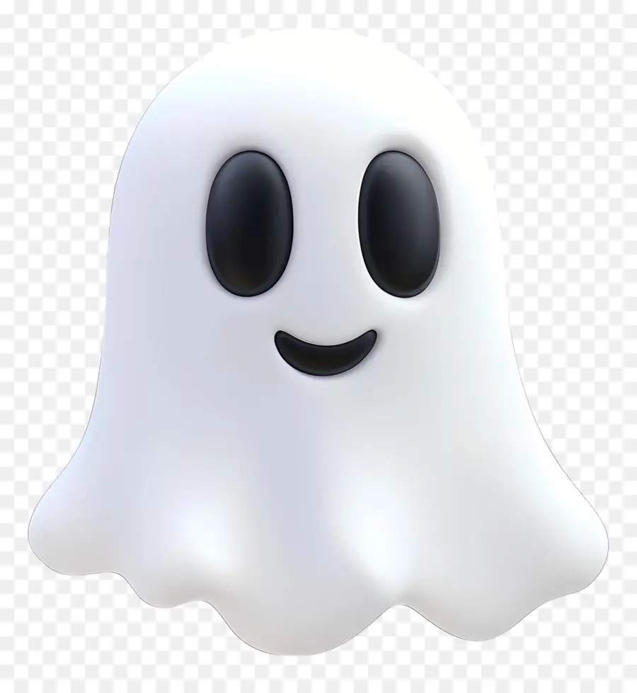 Emoji De Dia Das Bruxas，Fantasma Fofo PNG