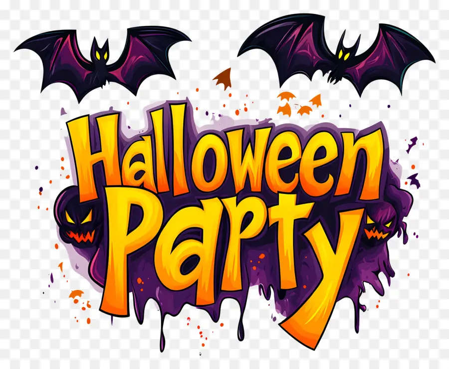 Festa De Halloween，Texto De Festa De Halloween PNG