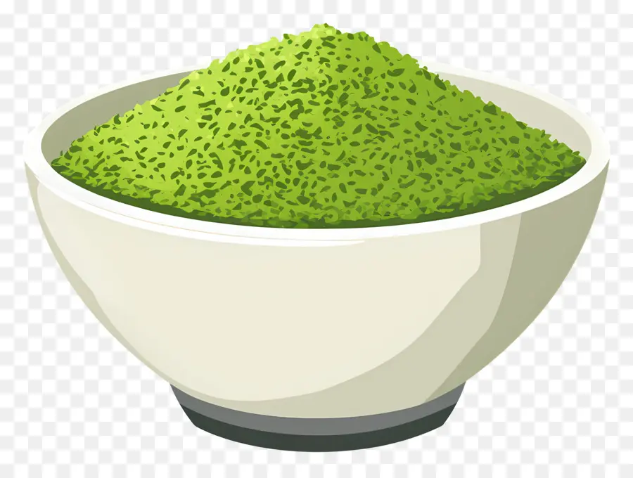 Matcha Em Pó，Pó Verde PNG