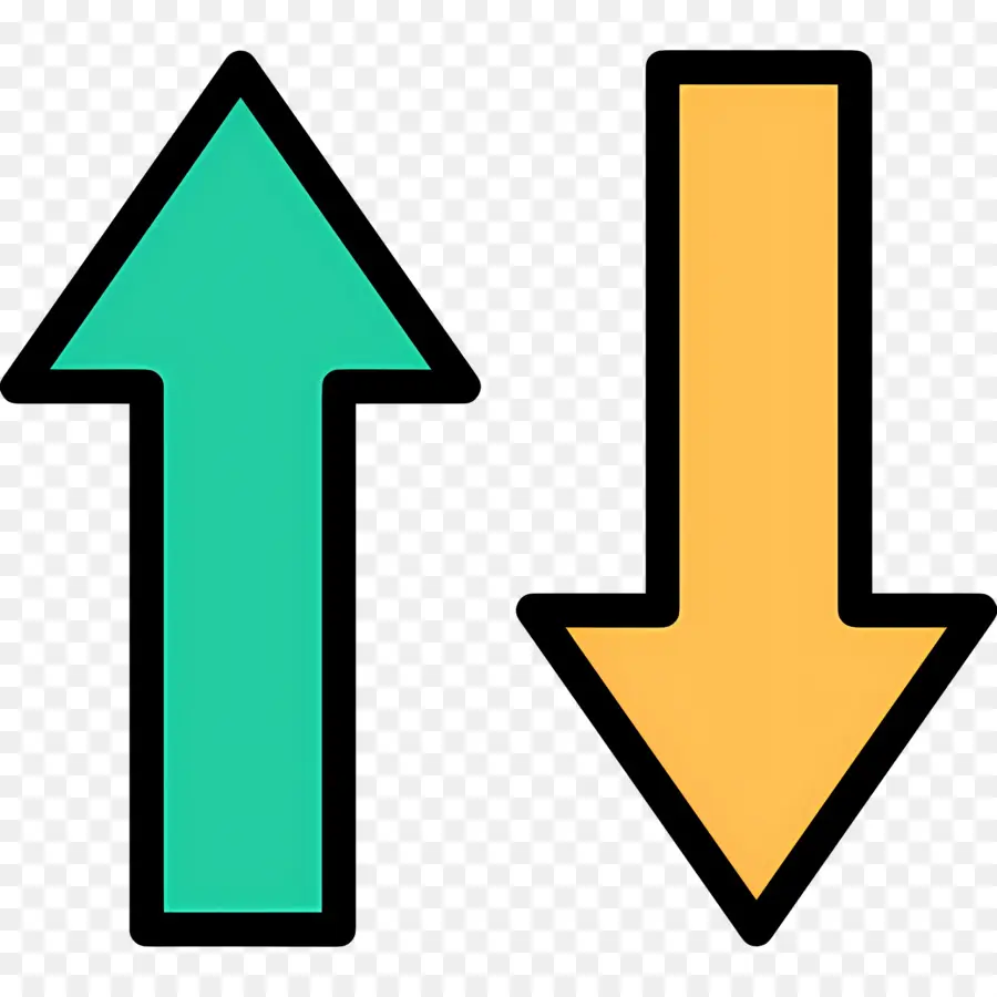 Símbolo De Seta，Setas Para Cima E Para Baixo PNG