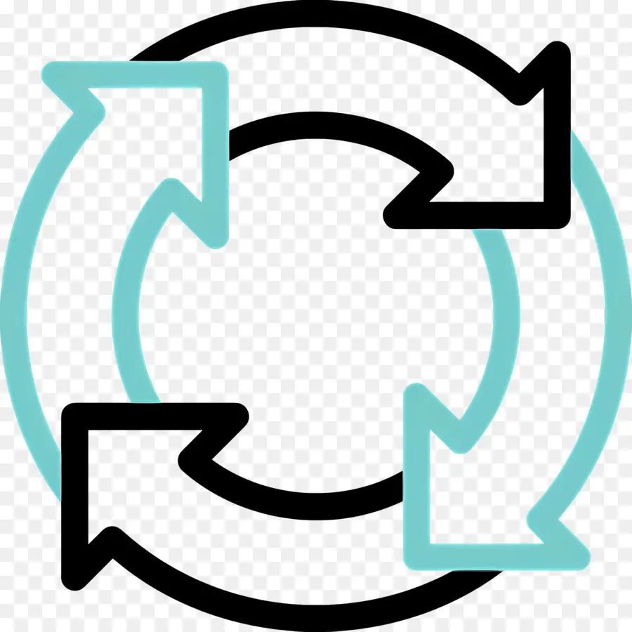 Seta Circular，Reciclagem De Flechas PNG