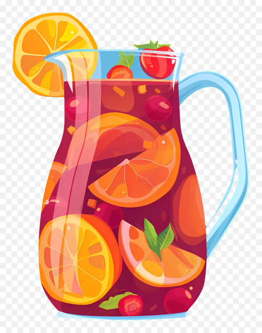 Bebida Refrescante De Sangria，Ponche De Frutas PNG