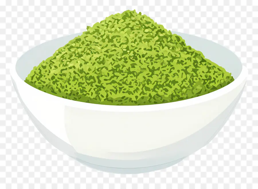 Matcha Em Pó，Pó Verde PNG