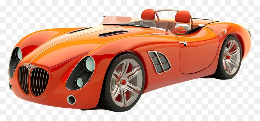 Carro 3d，Carro Vermelho PNG