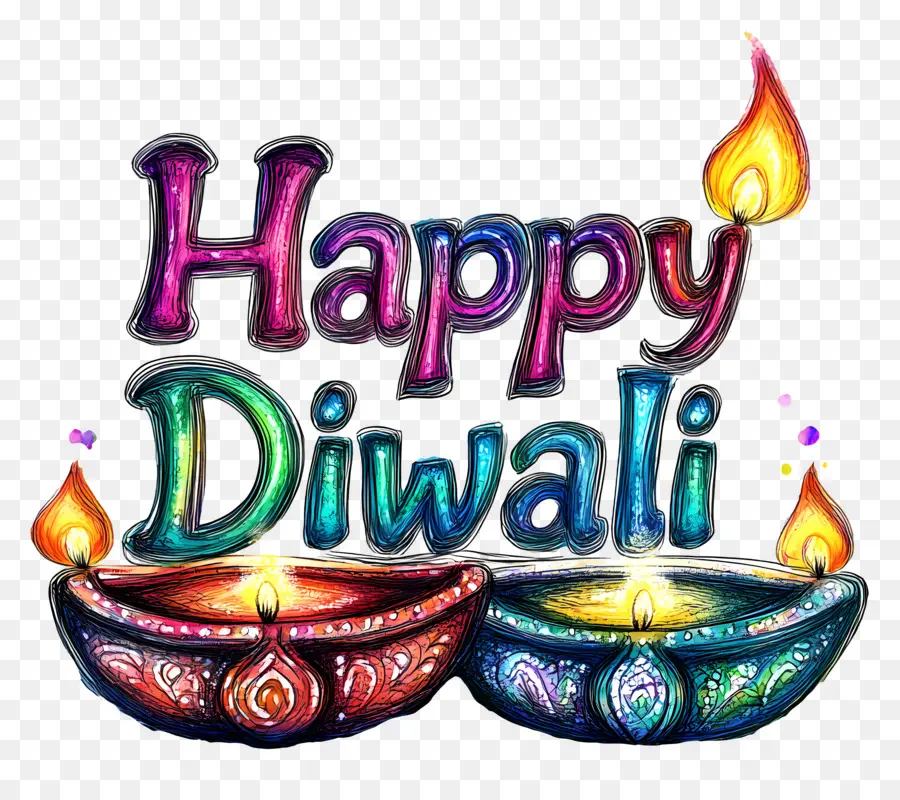 Feliz Diwali，Lâmpada Diwali PNG