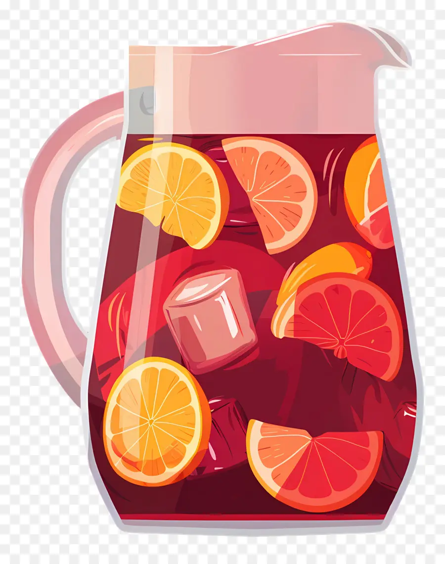 Bebida Refrescante De Sangria，Ponche De Frutas PNG