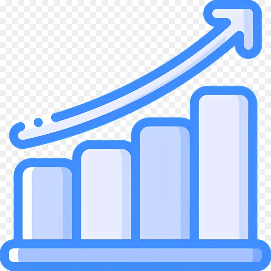 Seta De Crescimento，Gráfico De Barras PNG