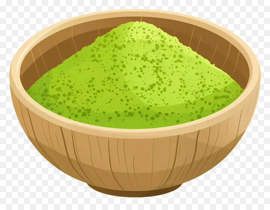 Matcha Em Pó，Pó Verde PNG