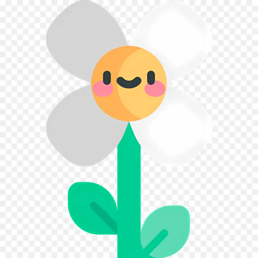 Flor Margarida，Flor Sorridente PNG