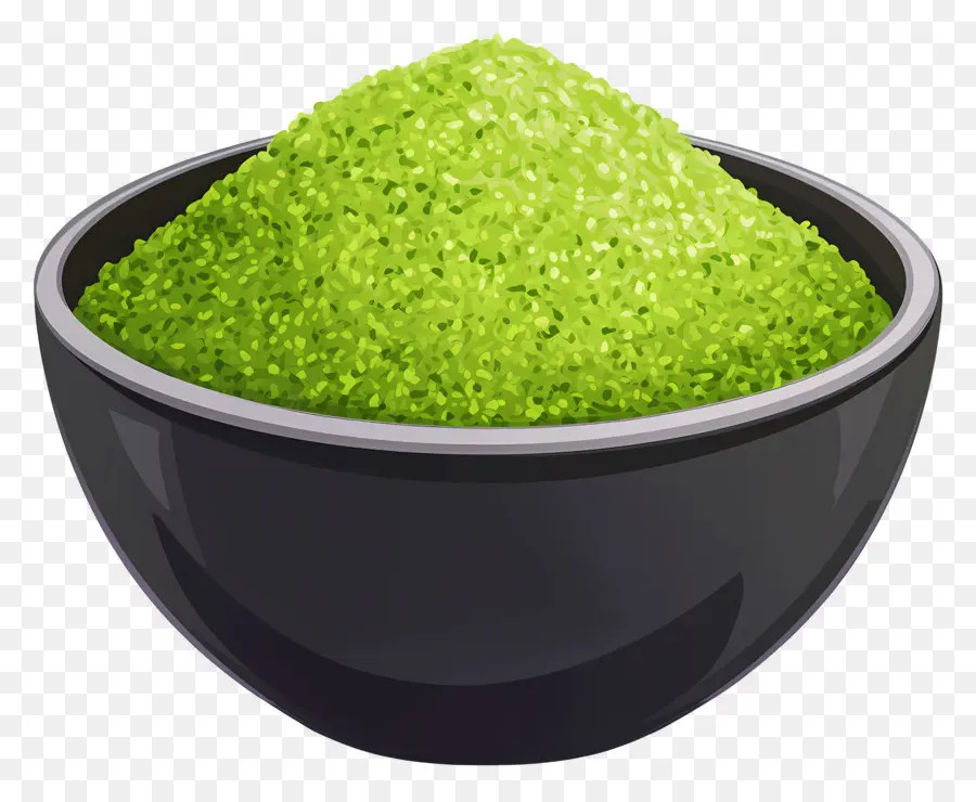 Matcha Em Pó，Pó Verde PNG