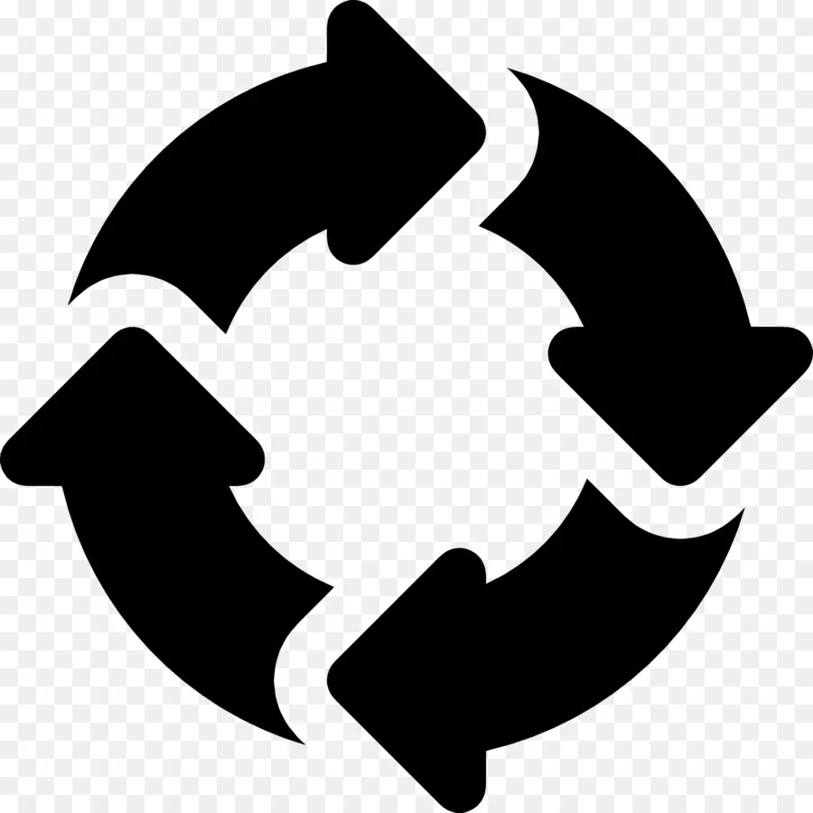 Seta Circular，Reciclagem De Flechas PNG