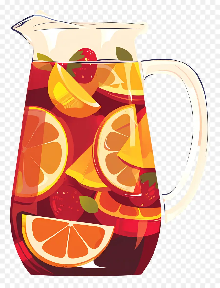 Bebida Refrescante De Sangria，Ponche De Frutas PNG