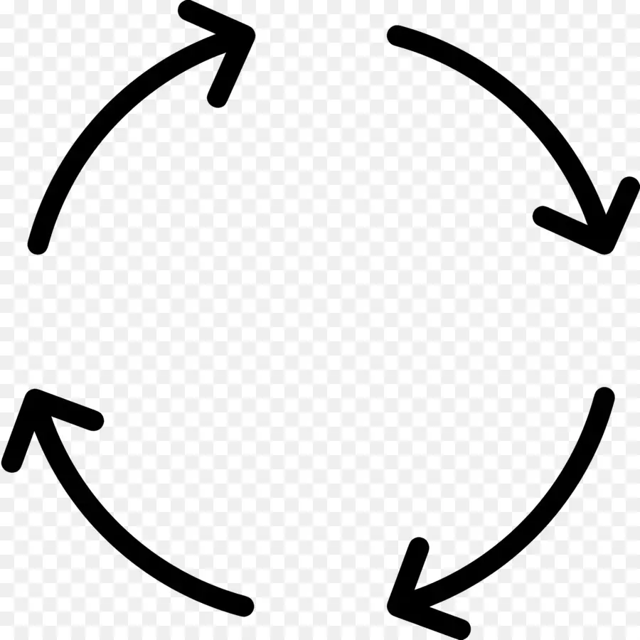 Seta Circular，Reciclagem De Flechas PNG