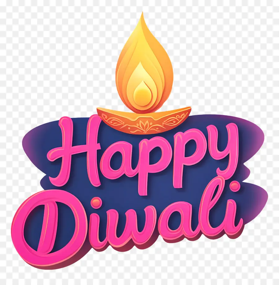 Feliz Diwali，Feliz Texto De Diwali PNG