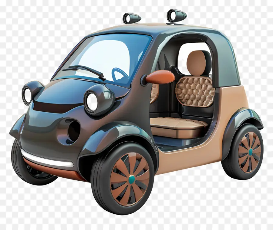 Carro 3d，Carro Fofo PNG