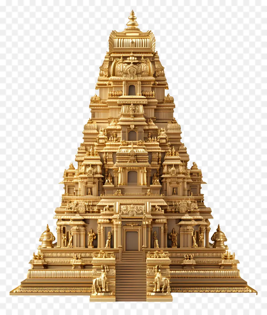 Ouro Do Templo Hindu，Templo Dourado PNG